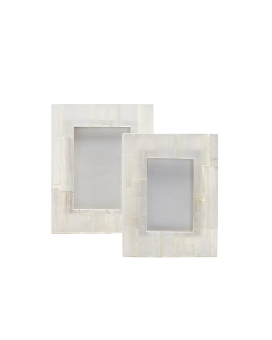 Selenite Picture Frames - 2 Sizes Available