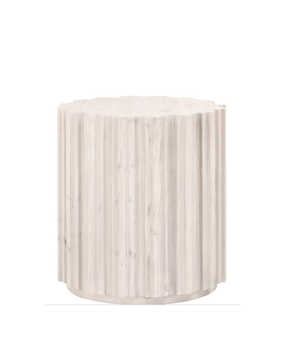 Niv White Pine Side Table