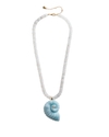 Turquoise Shell Pendant Necklace