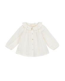  Gauze Blouse - Ecru