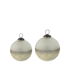  Frosted Ornament - 2 Sizes Available