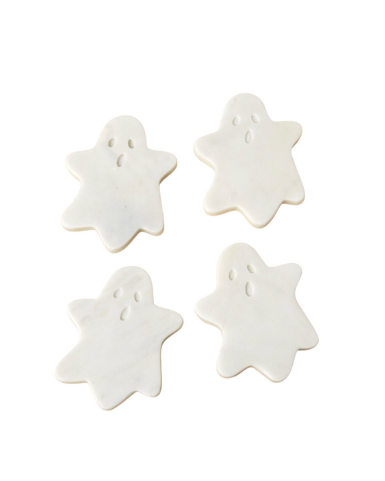 Marble Ghost Coaster Set