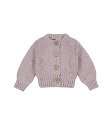  Lilac Heart Cardigan