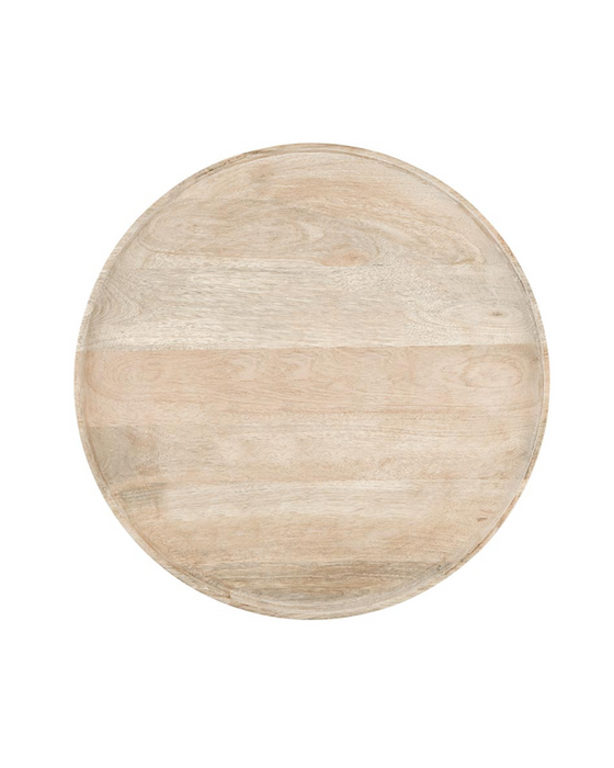 Round Wood Tray