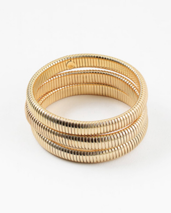 Gold Slinky Bracelet