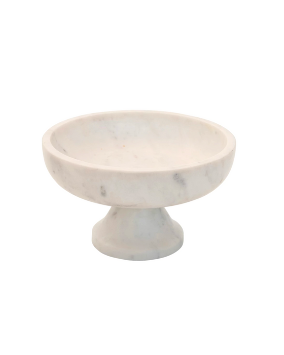 Marble Pedestal Bowl