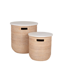  Storage Side Tables - 2 Sizes Available