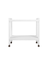 White Bar Cart