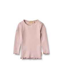  Lilac Ribbed L/S Tee