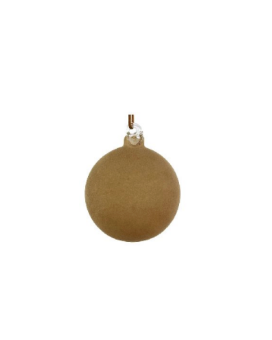Velvet Tan Ornament