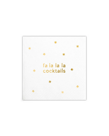  Falalala Cocktail Napkins