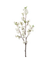 Faux White Cherry Blossom Branch - 44"