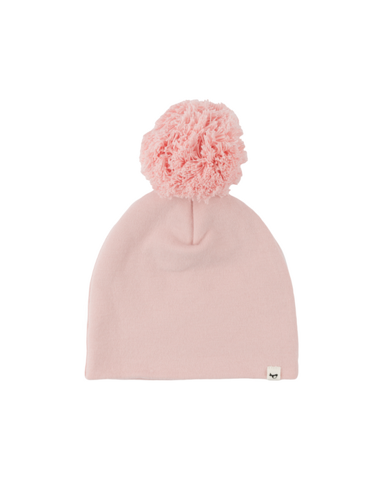 Newborn Pom Hat - Rosey Pink