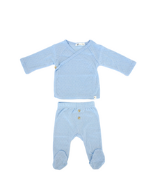  Baby Kimono Set - Sky Blue