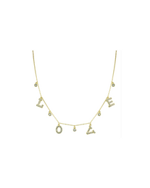  LOVE Charm Necklace