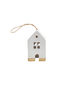  Gold Dipped House Ornament