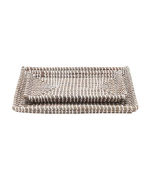  Alisa Rattan Trays - 2 Sizes Available