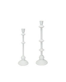  Madison Textured Taper Candle Holders