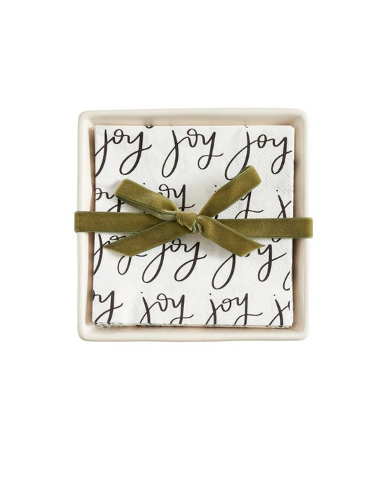 Joy Napkins + Holder