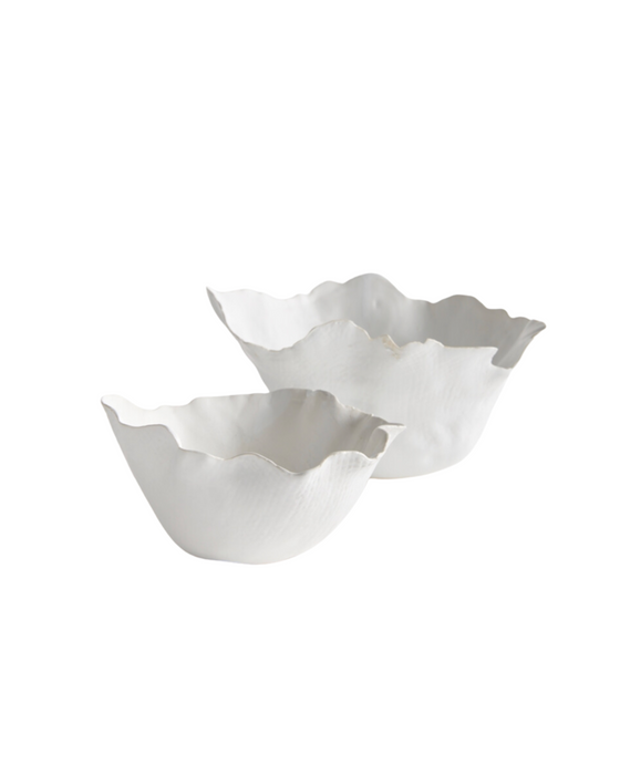 Jacie Porcelain Bowls - 2 Sizes Available