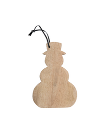  Snowman Cheese Board