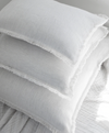 Light Gray & White Stripe Linen Pillow - 3 Sizes Available