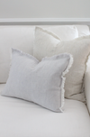 Beige & White Stripe Linen Pillow - 3 Sizes Available