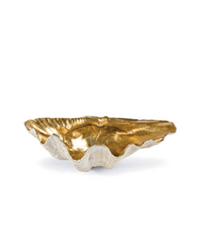 Gold Lined Clamshell Bowl