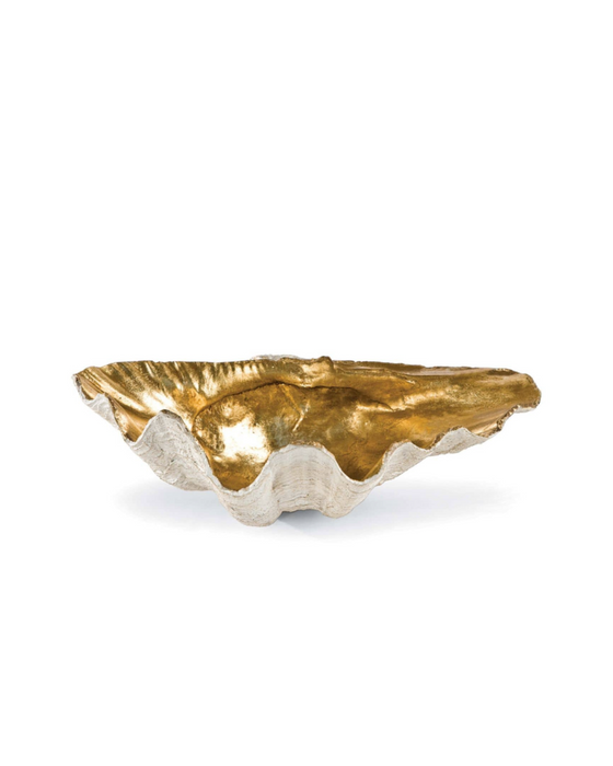 Gold Lined Clamshell Bowl