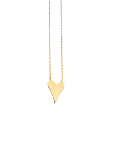  Gold Heart Necklace - Small