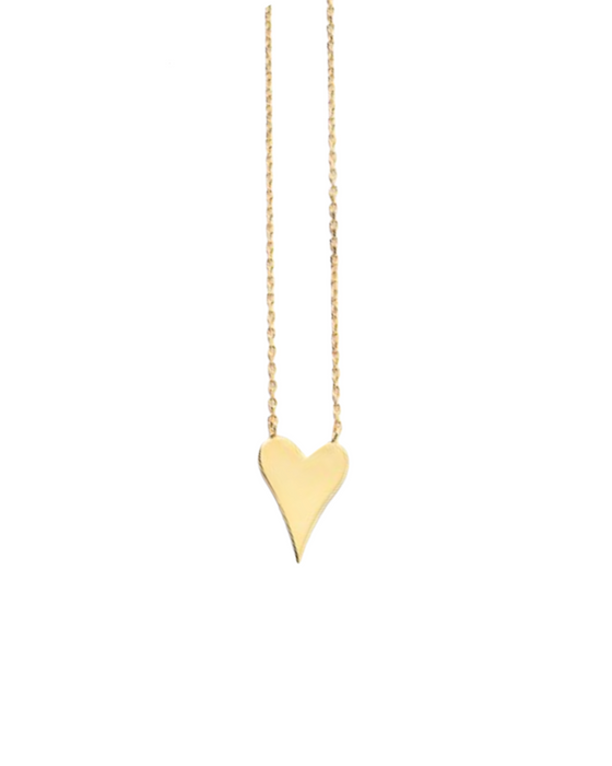 Gold Heart Necklace - Small