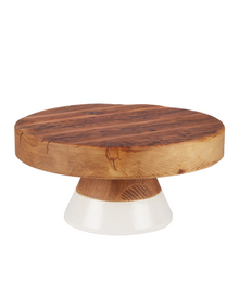  Color Block Wood Cake Stand
