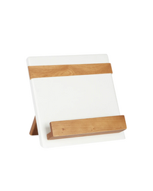  White Cookbook/iPad Holder