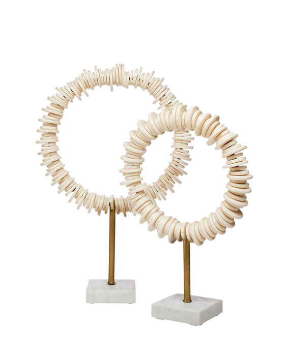 Sheryl Ring Sculptures - Set of 2