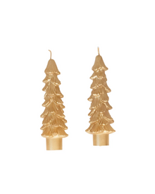  Gold Tree Taper Candles