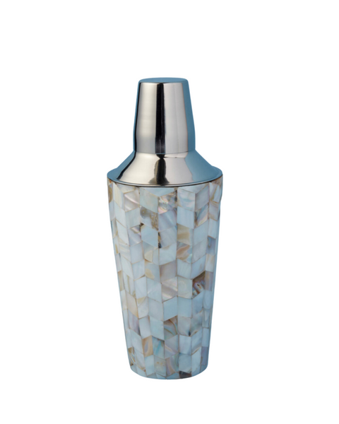 Shell Mosaic Cocktail Shaker