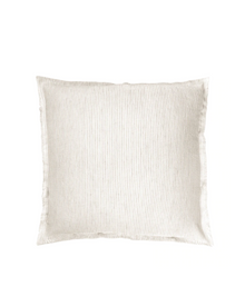  Beige & White Stripe Linen Pillow - 3 Sizes Available