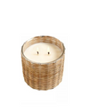 Sea Salt 2 Wick Rattan Candle