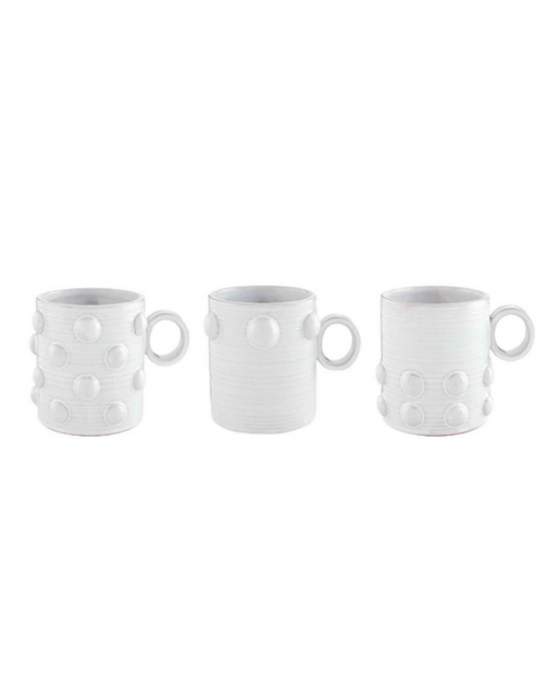 Ceramic Dotted Mugs - 3 Styles Available